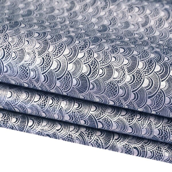 SESC.Navy Blue.01.jpg Mythical Koi Suede Image